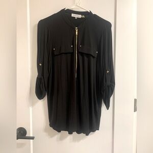 Calvin Klein Classic Black Top/Blouse